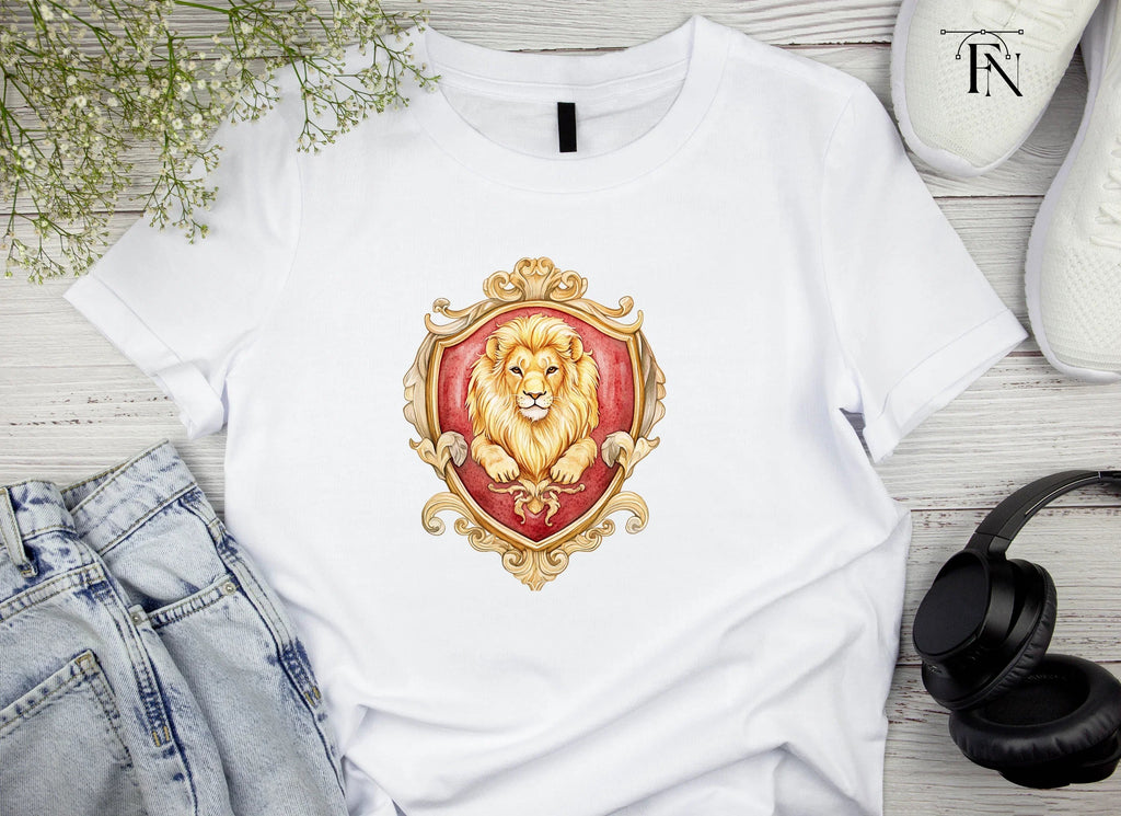 Royal Lion Shield Emblems Clipart Bundle