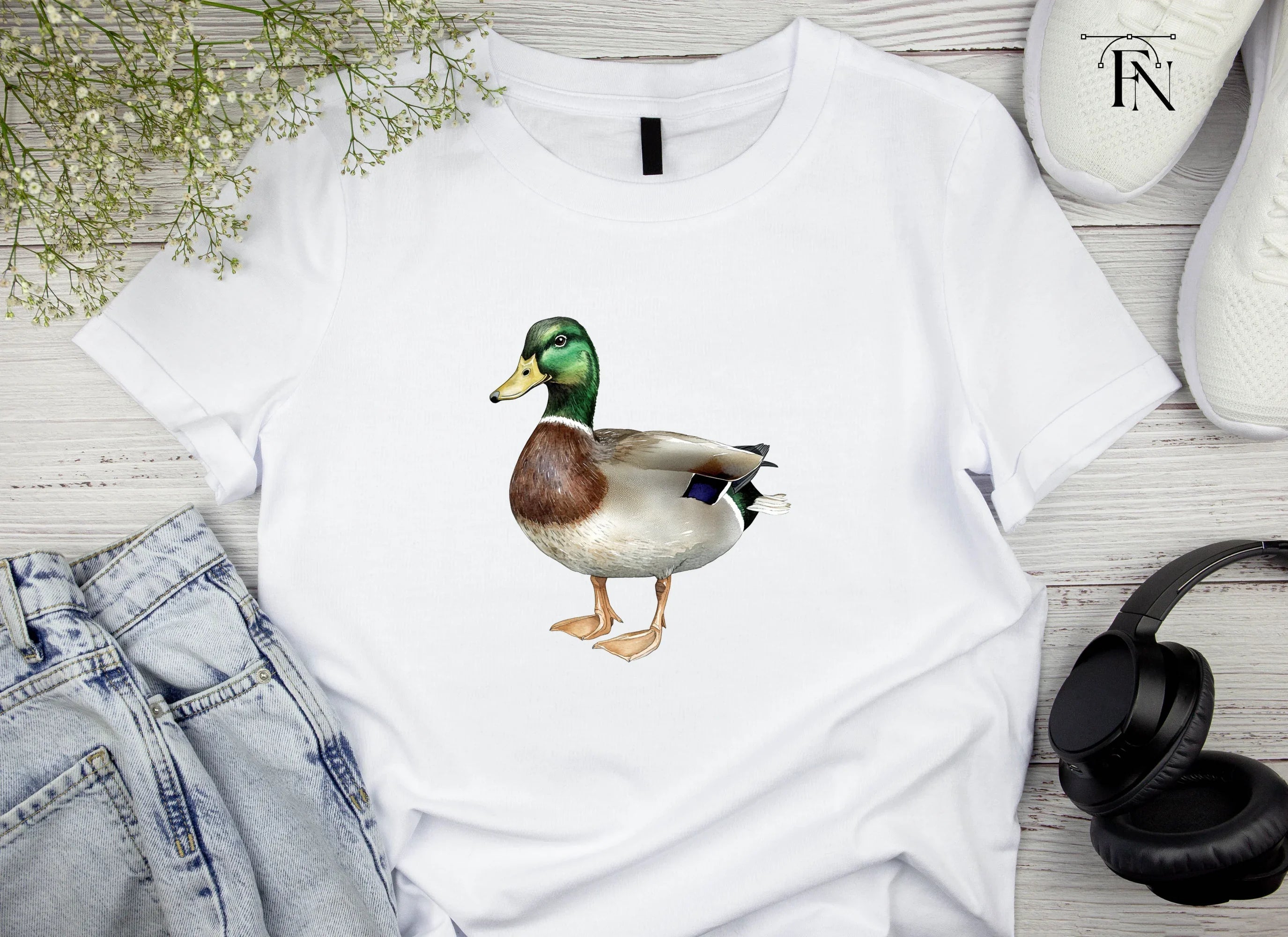 Mallard Duck Male Clipart Bundle