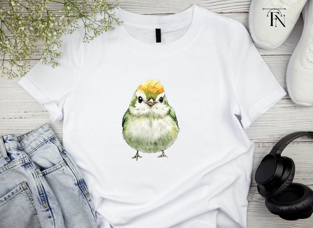 Cute Green Birds Clipart Bundle