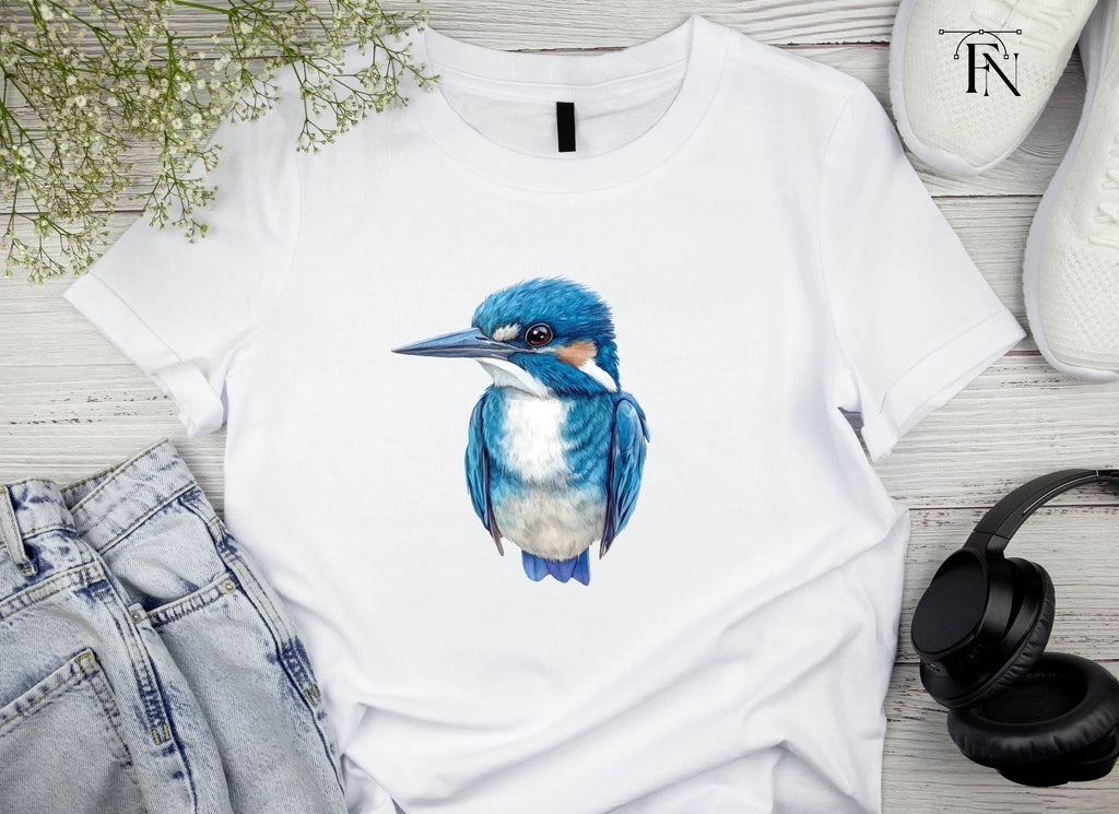 Vibrant Blue Kingfisher Bird Clipart Bundle