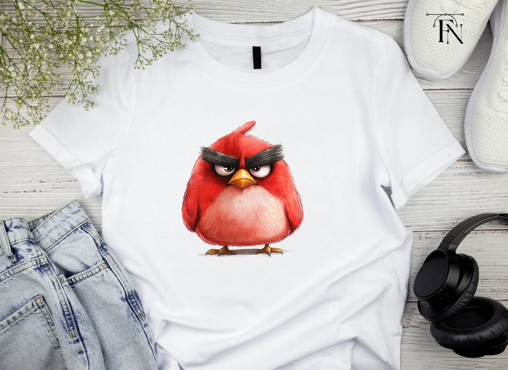 Angry Red Bird Illustration Clipart Bundle