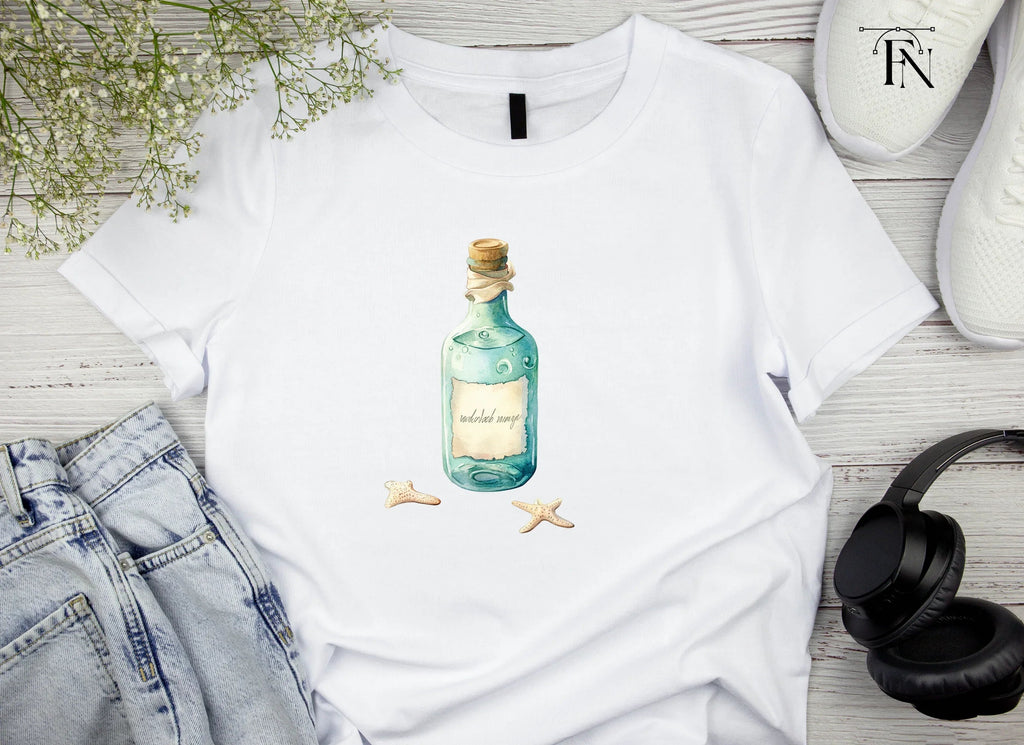 Ocean Message in a Bottle Clipart Bundle