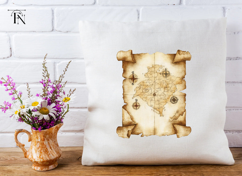 Vintage Treasure Map Clipart Bundle