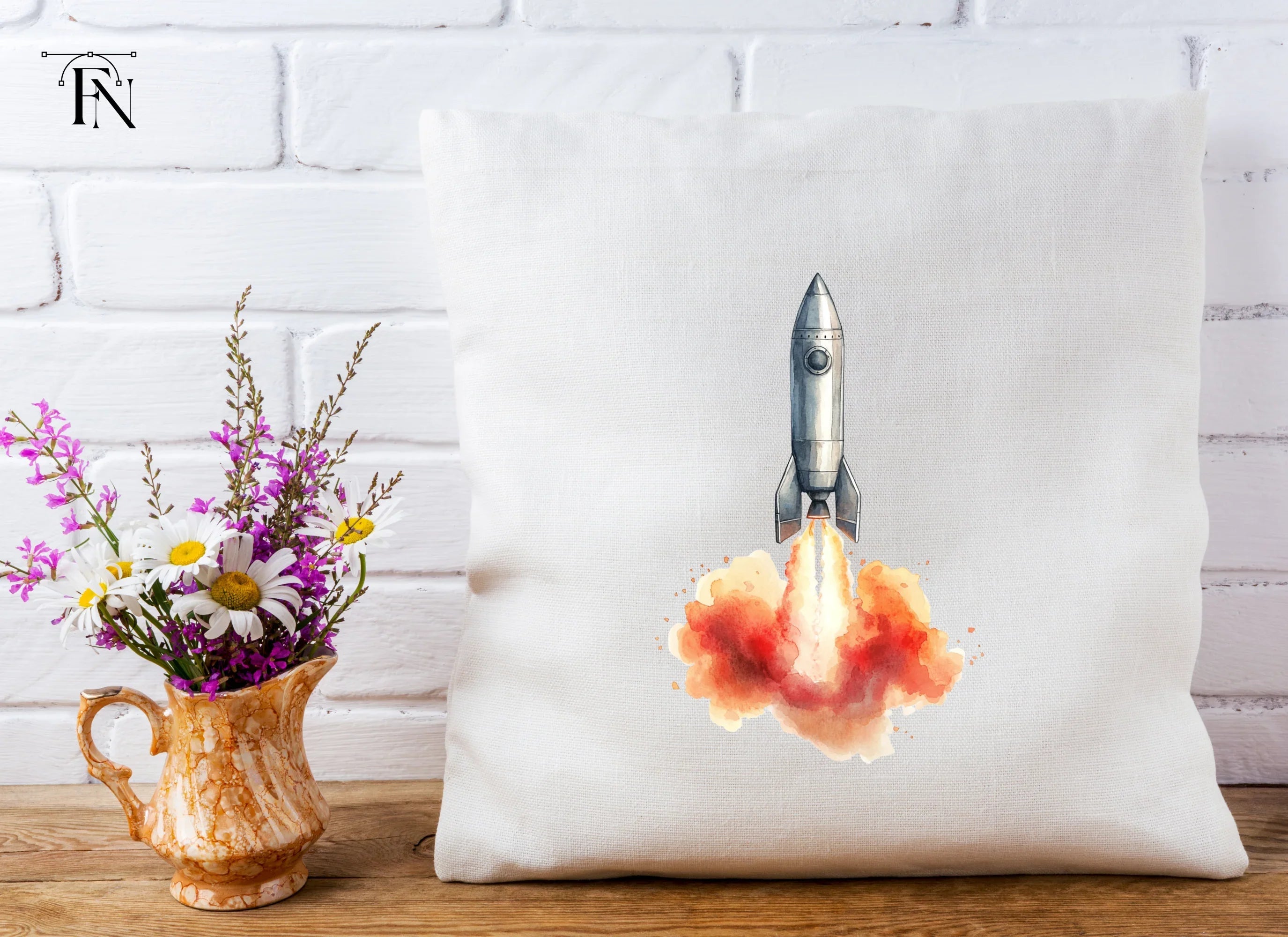 Rocket Launch Clipart Bundle