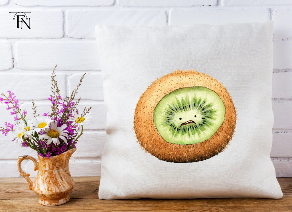 Sad Kiwi Fruit Clipart Bundle