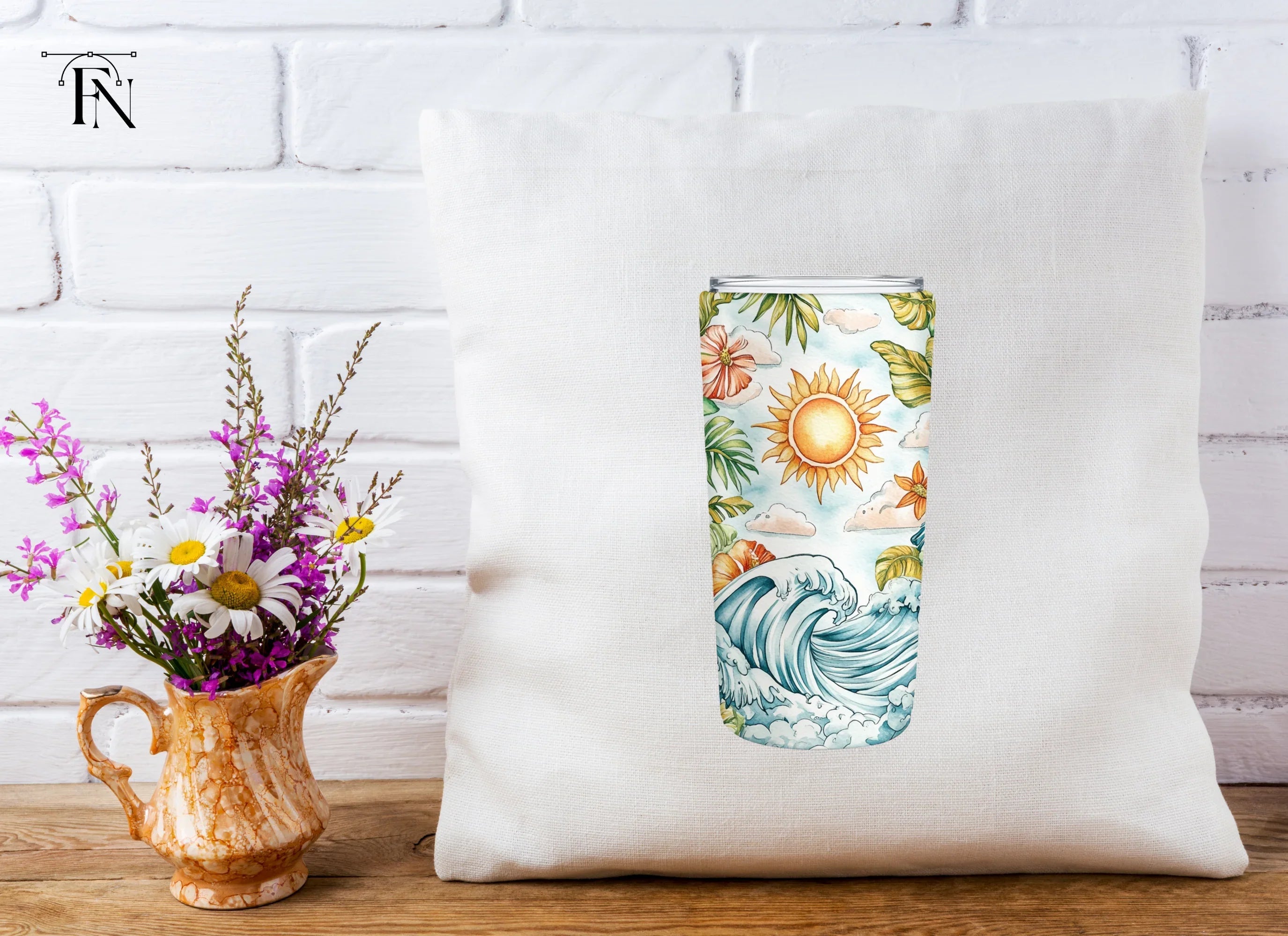 Tropical Summer Can Clipart Bundle