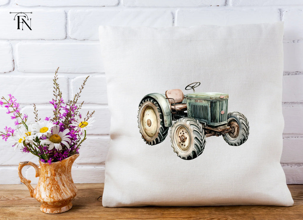 Vintage Farm Tractor Clipart Bundle