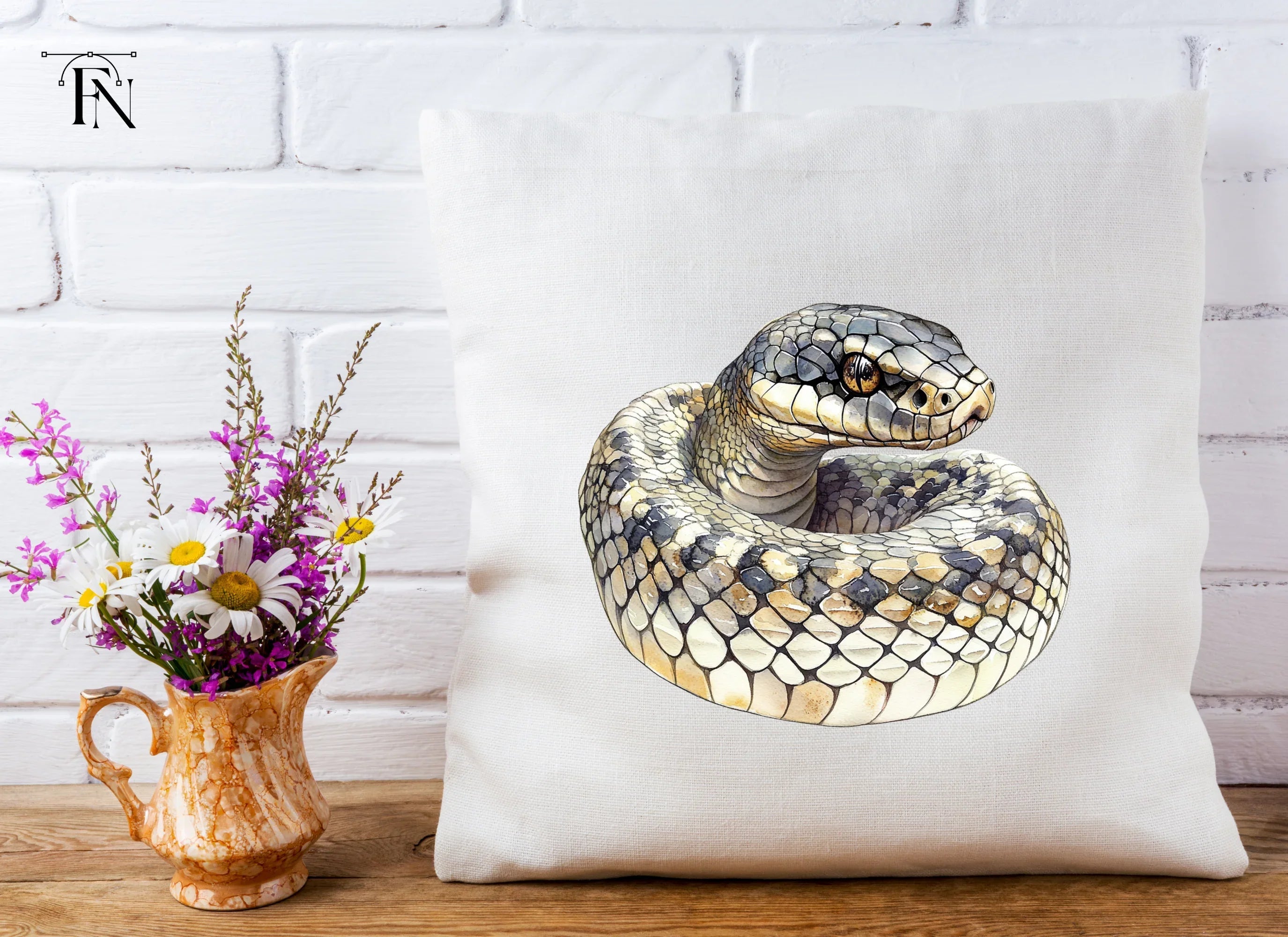 Realistic Snake Illustration Clipart Bundle