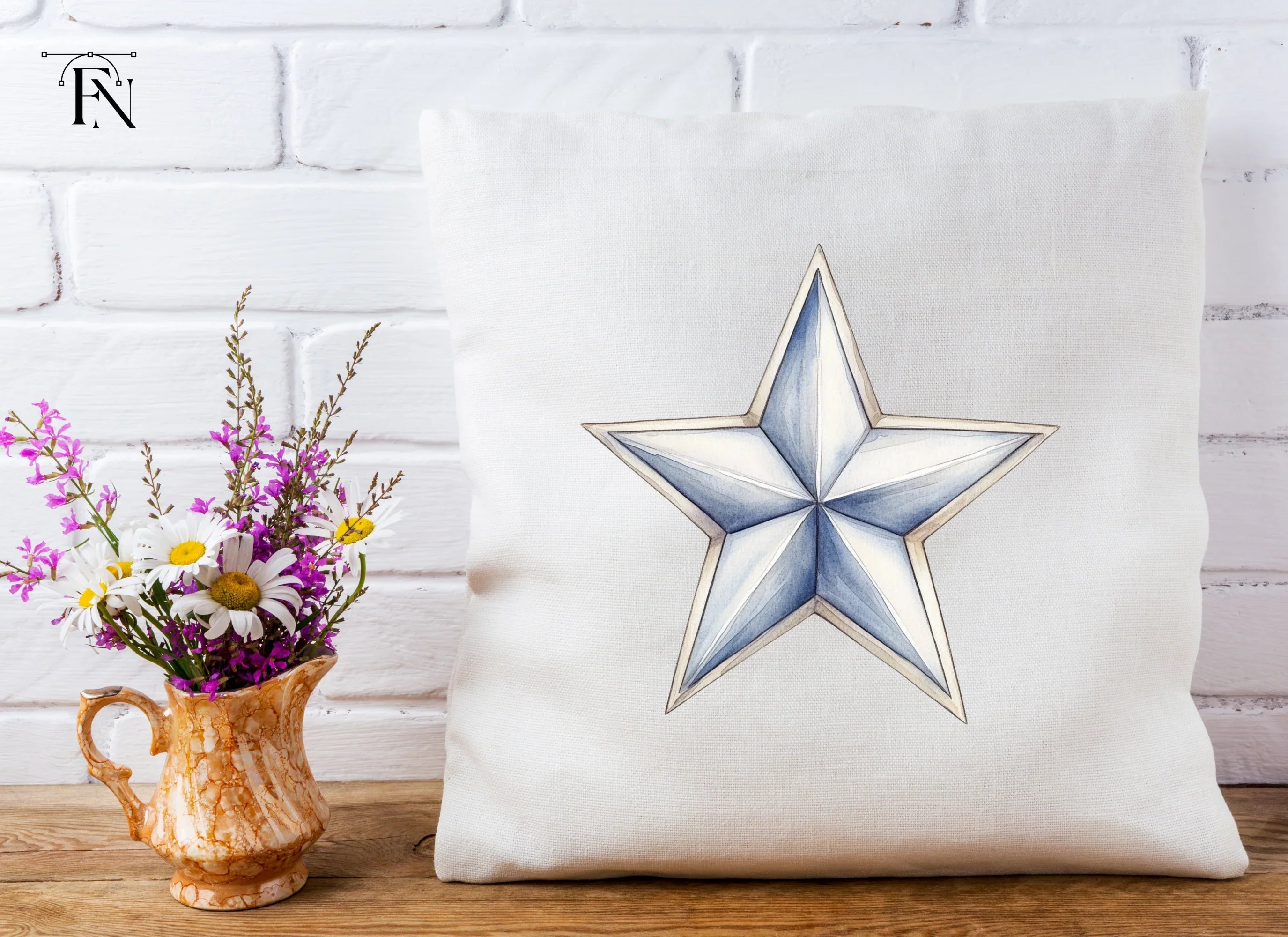 Blue Star Clipart Bundle