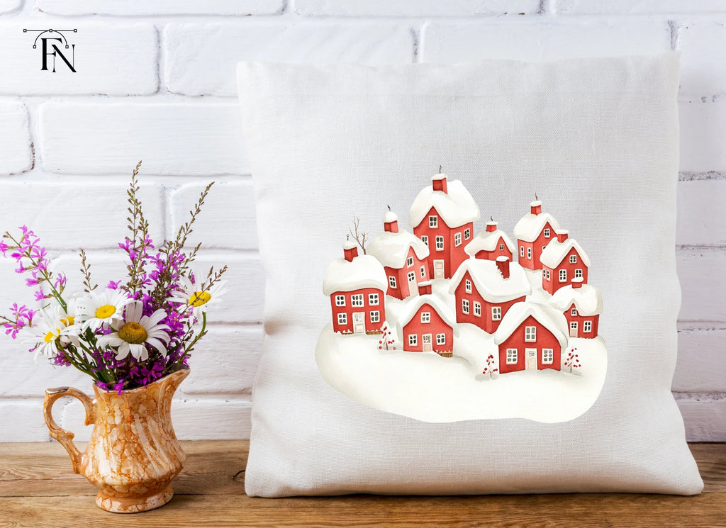 Winter Village Clipart Bundle