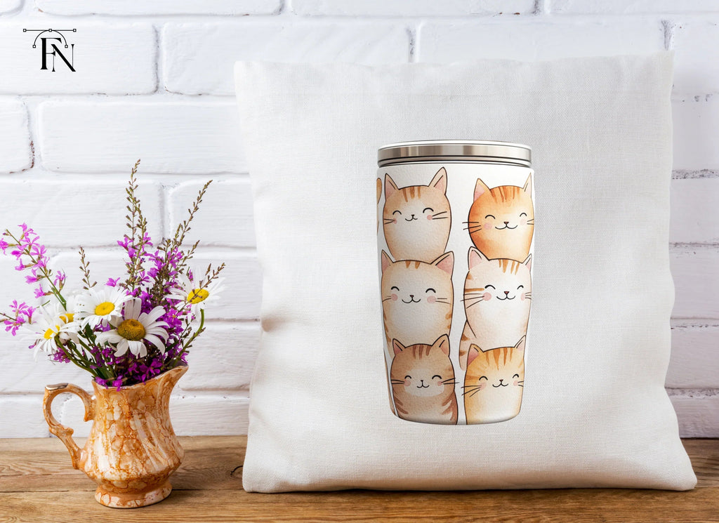Cute Cat Faces Clipart Bundle