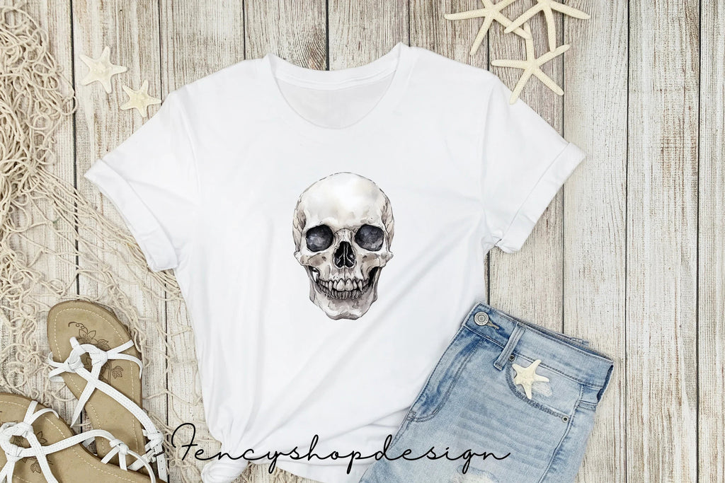 Realistic Skull Clipart Bundle
