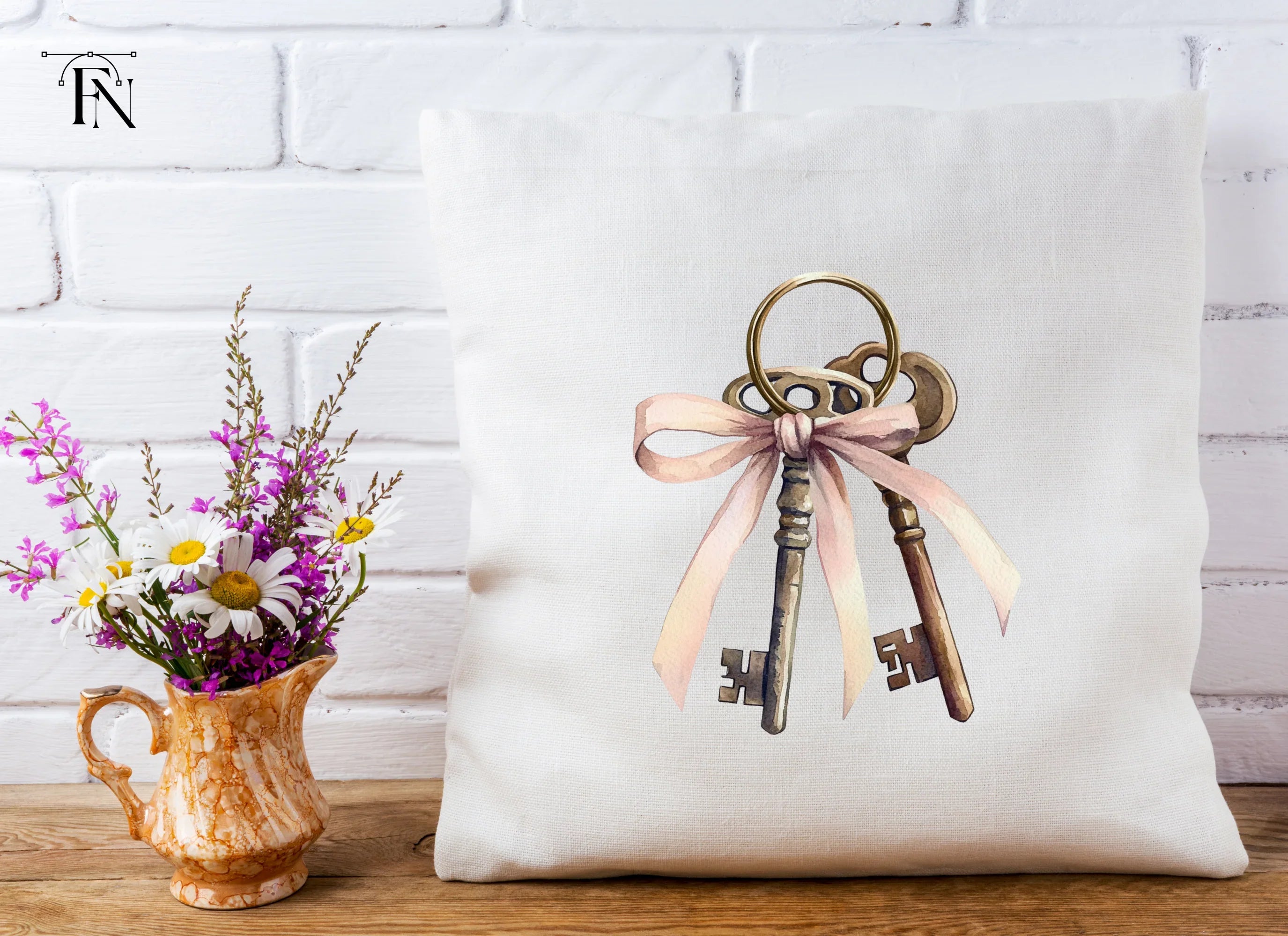 Charming Vintage Key Clipart Bundle