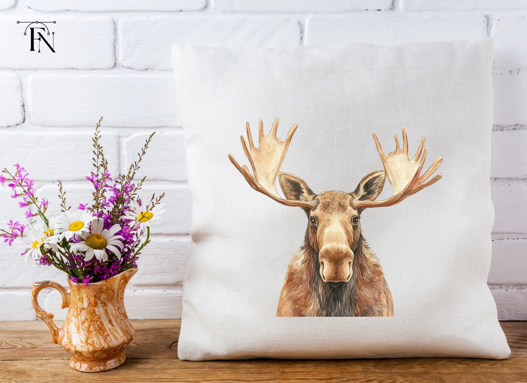 Majestic Moose Head Clipart Bundle