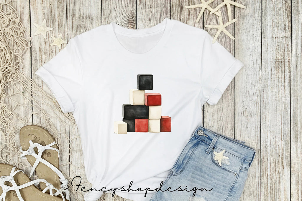 Abstract Blocks Shapes Clipart Bundle