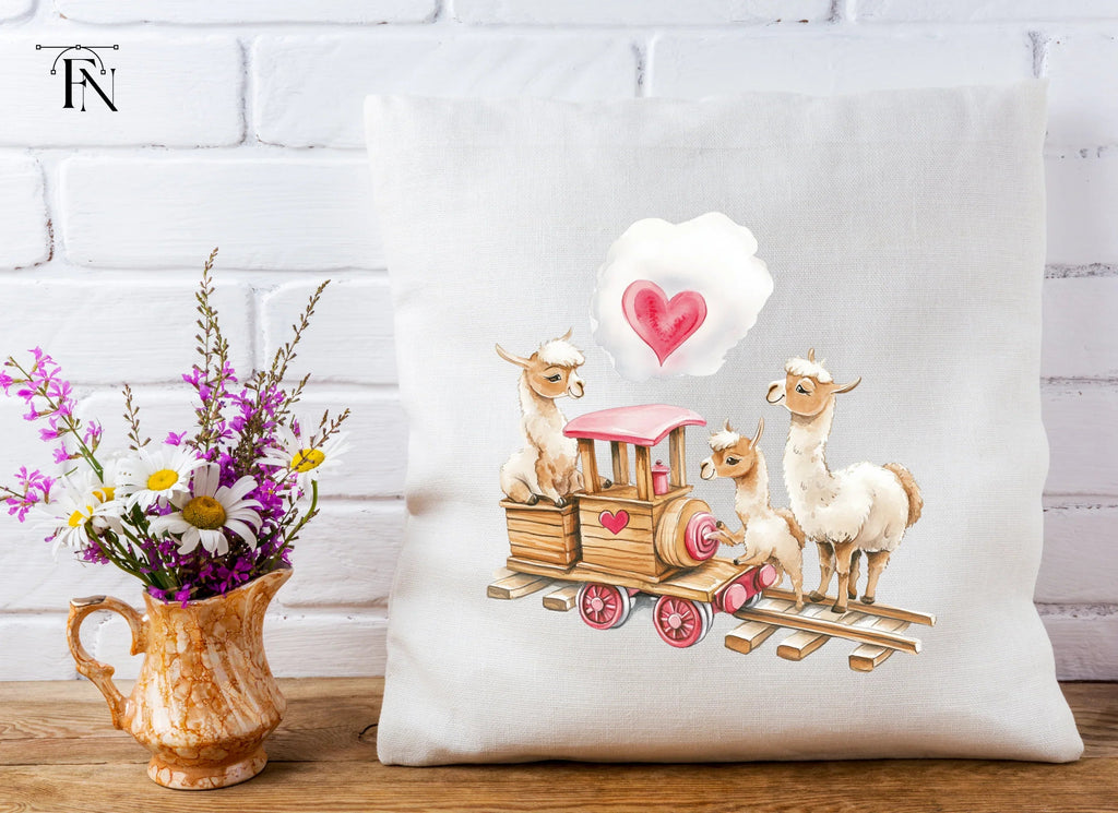 Llama Train Adventure Clipart Bundle
