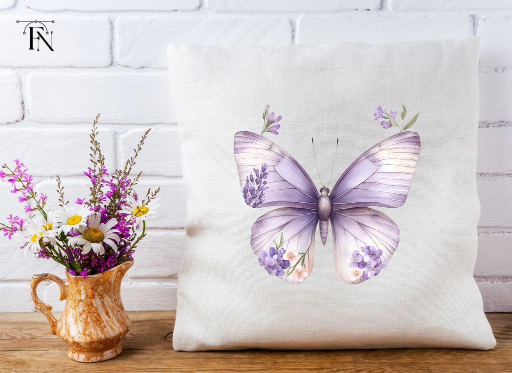 Butterfly Floral Wings Clipart Bundle