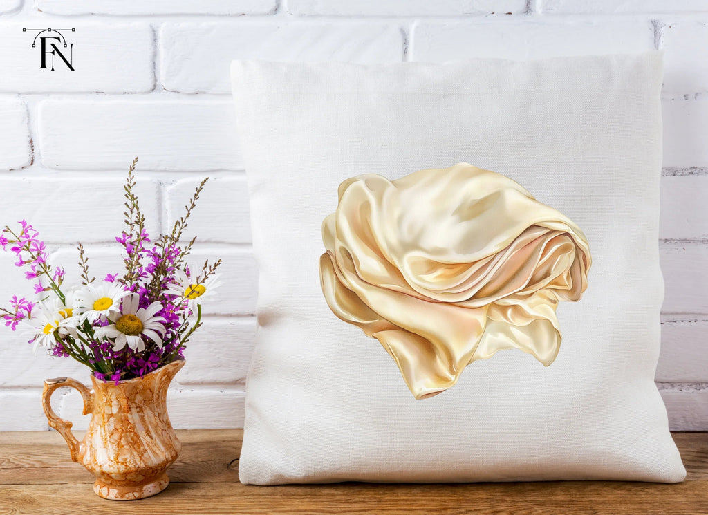 Elegant Flowing Silk Fabric Clipart Bundle