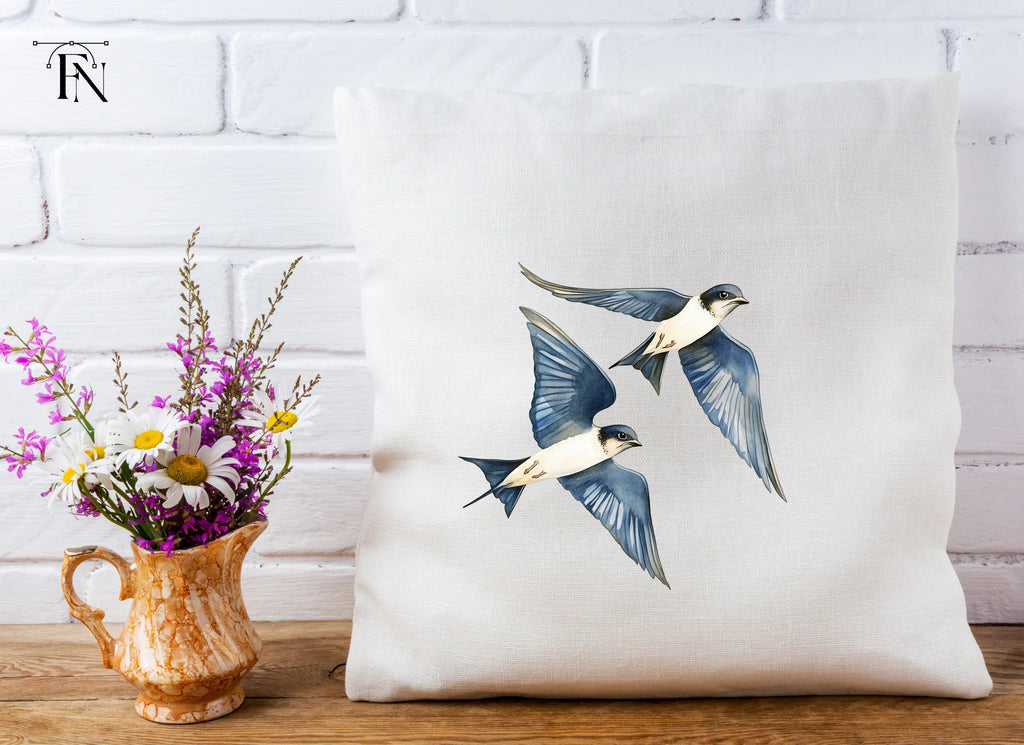 Flying Swallow Birds Clipart Bundle