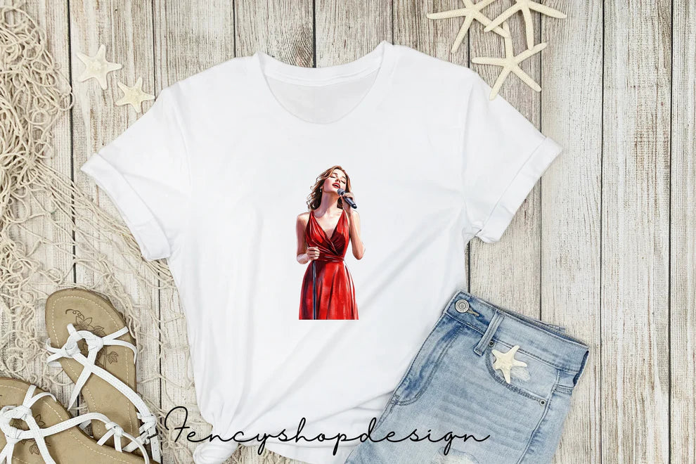 Singing Women Clipart Bundle