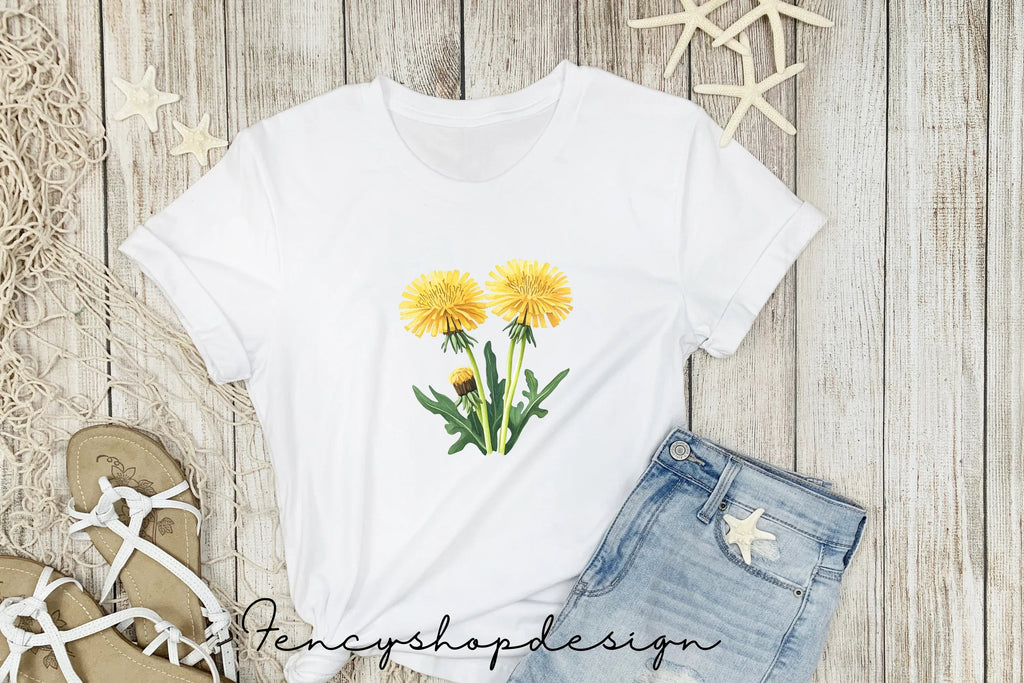 Vibrant Dandelion Clipart Bundle