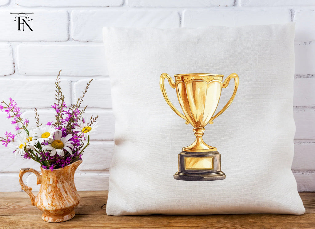 Golden Trophy Clipart Bundle