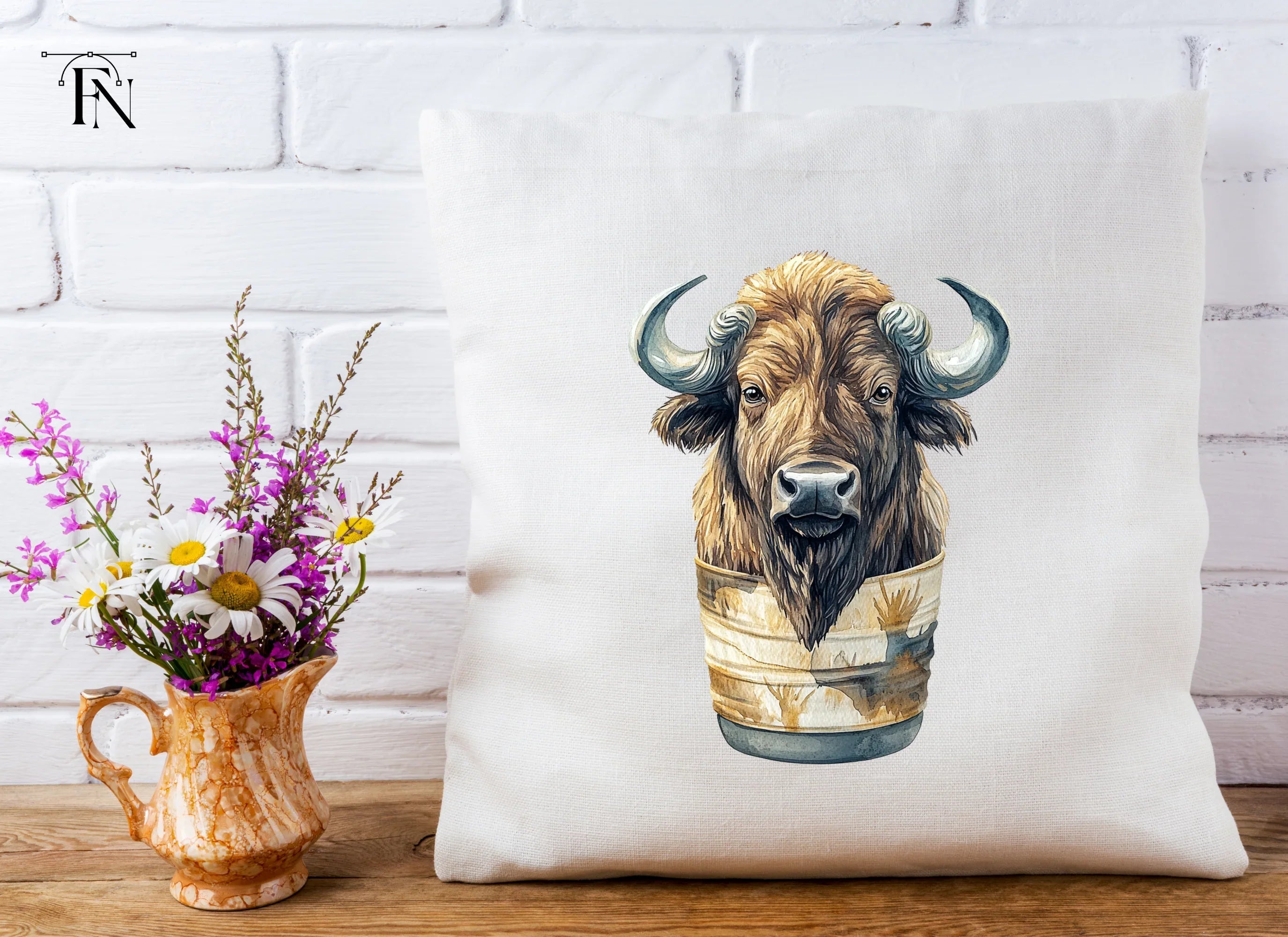 Bison Head Clipart Bundle
