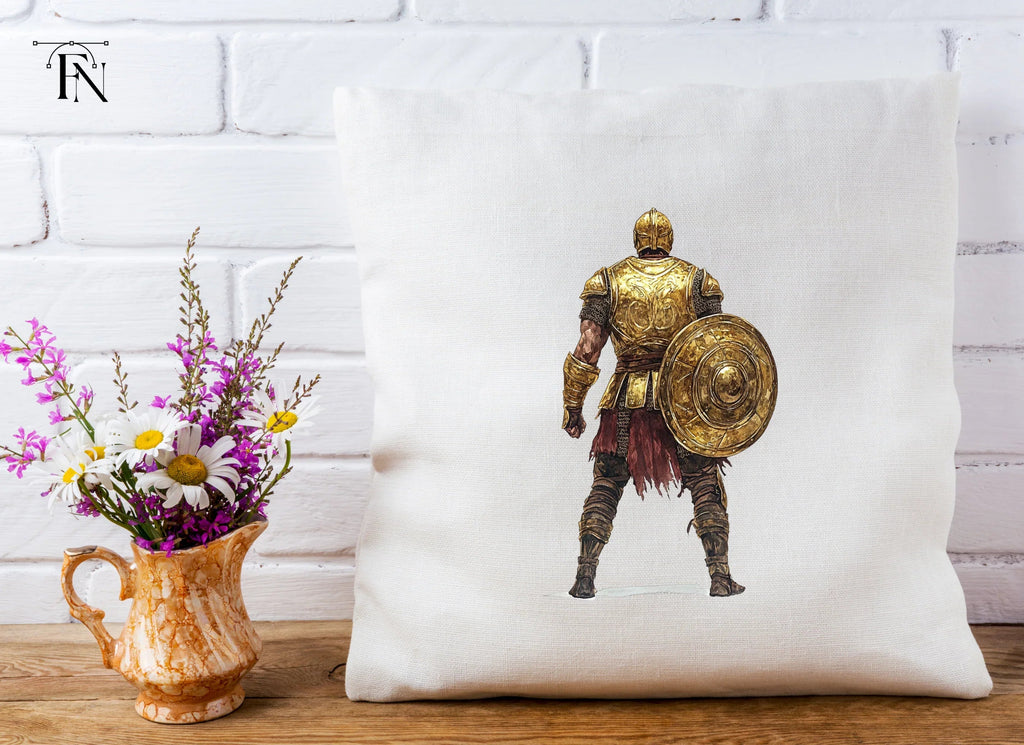 Golden Armored Knight Clipart Bundle