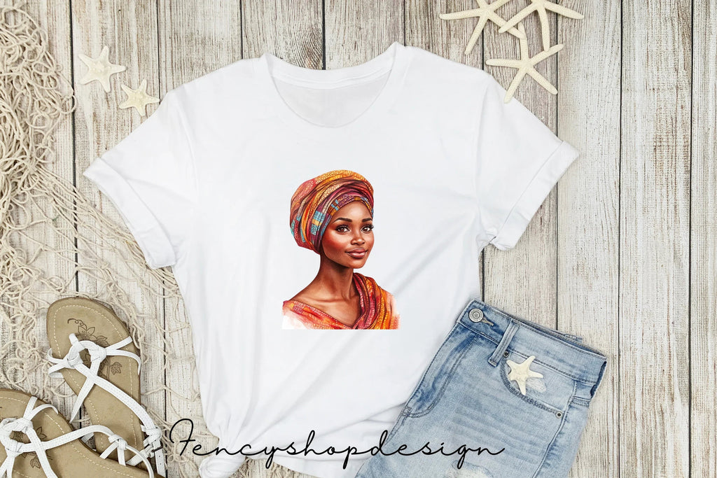 Diverse Women Turban Clipart Bundle
