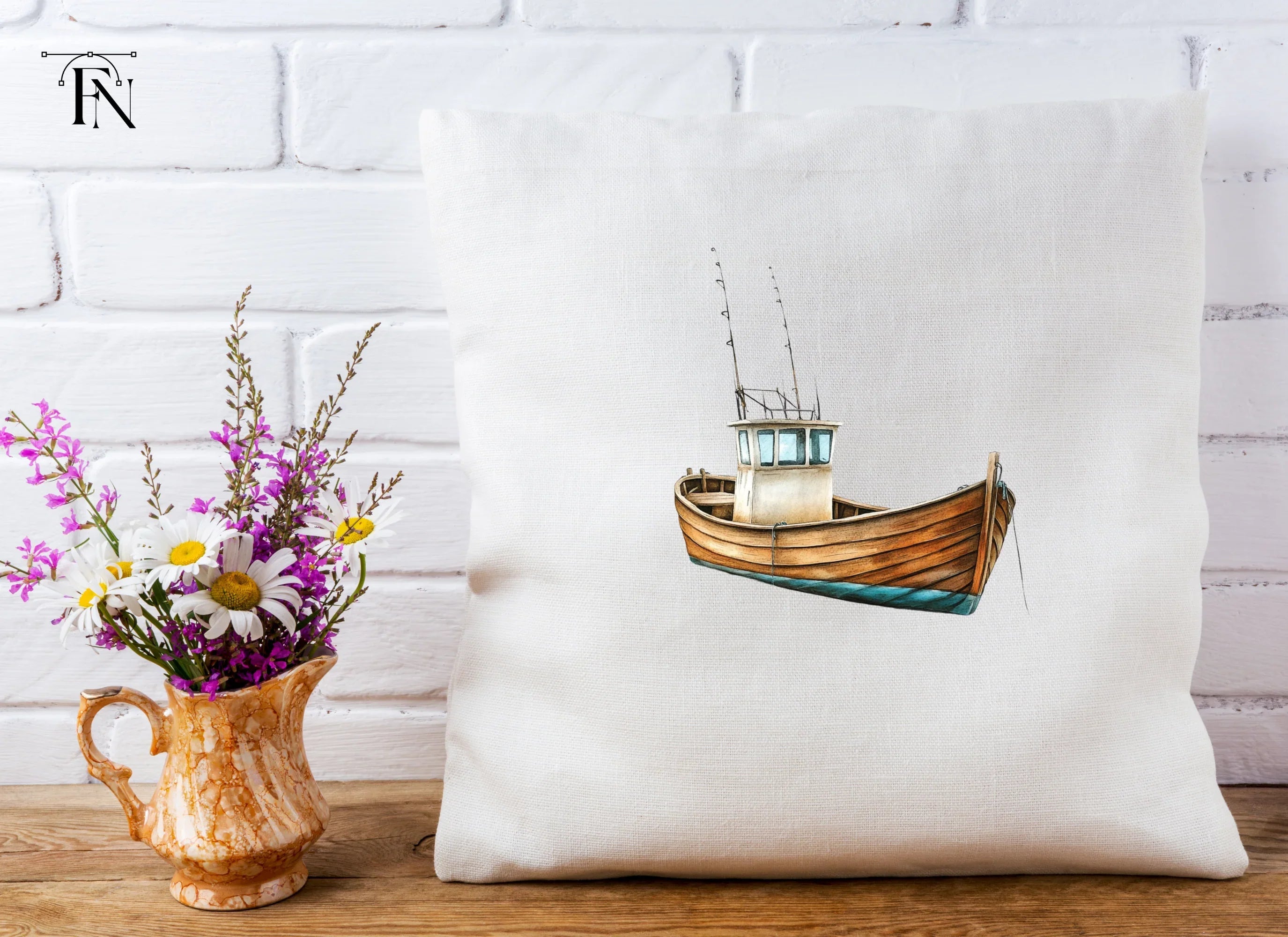 Fishing Boat Clipart Bundle