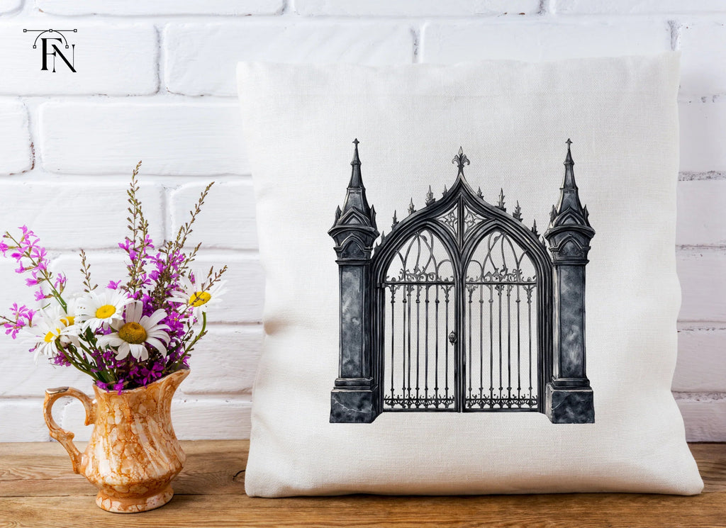 Ornate Gothic Gates Clipart Bundle