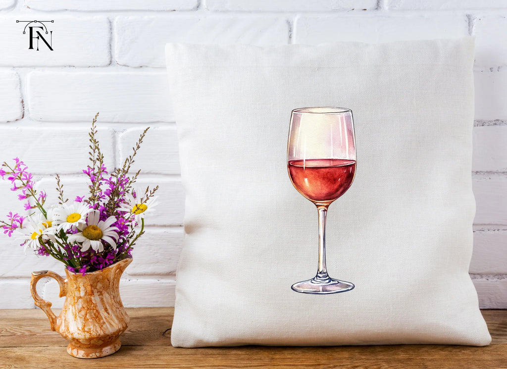 Wine Glasses Clipart Bundle