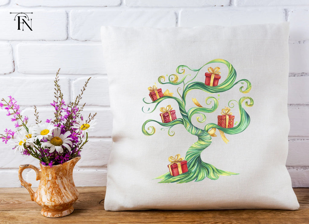 Whimsical Gift Trees Clipart Bundle