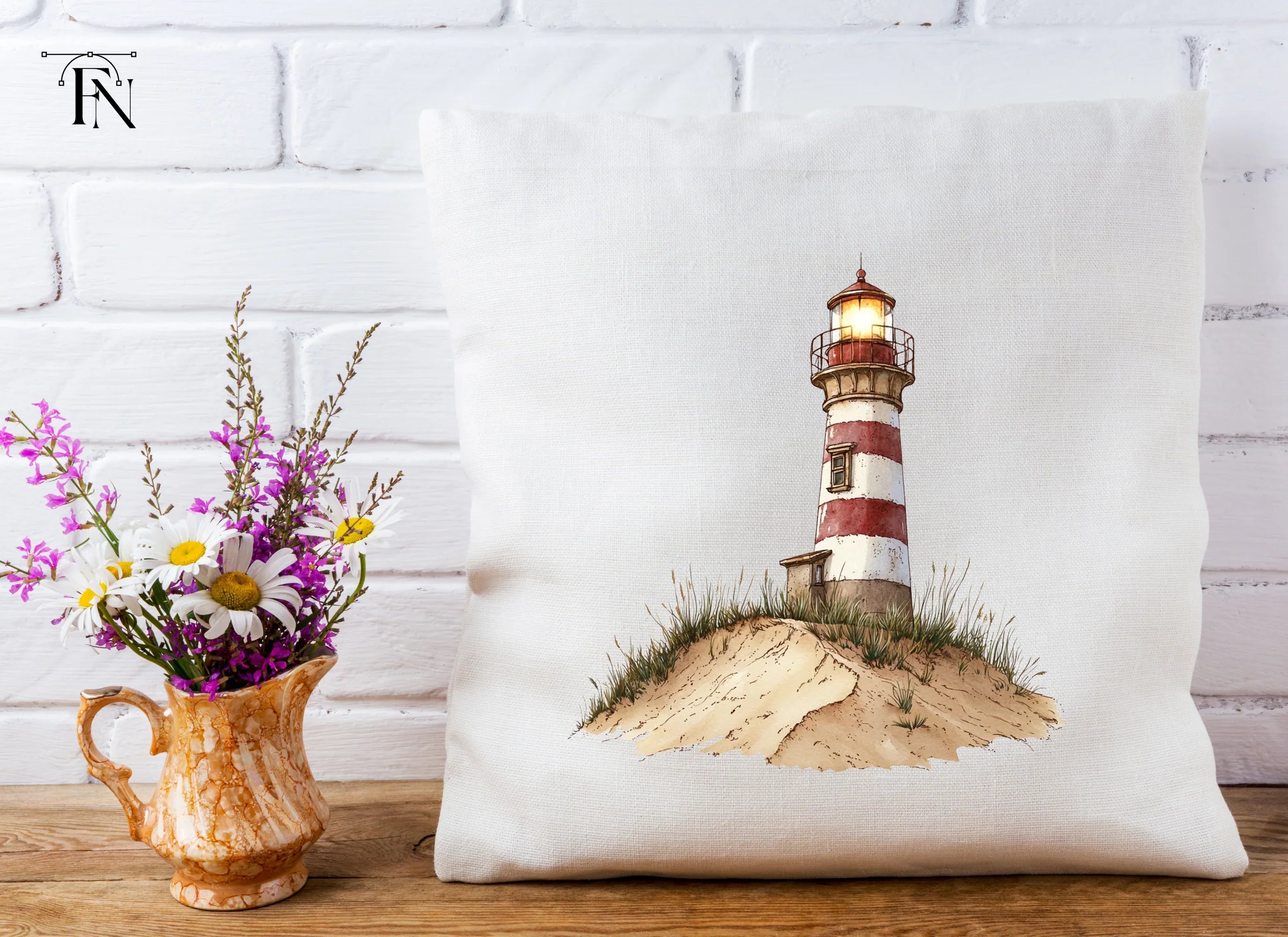 Coastal Lighthouse Clipart Bundle