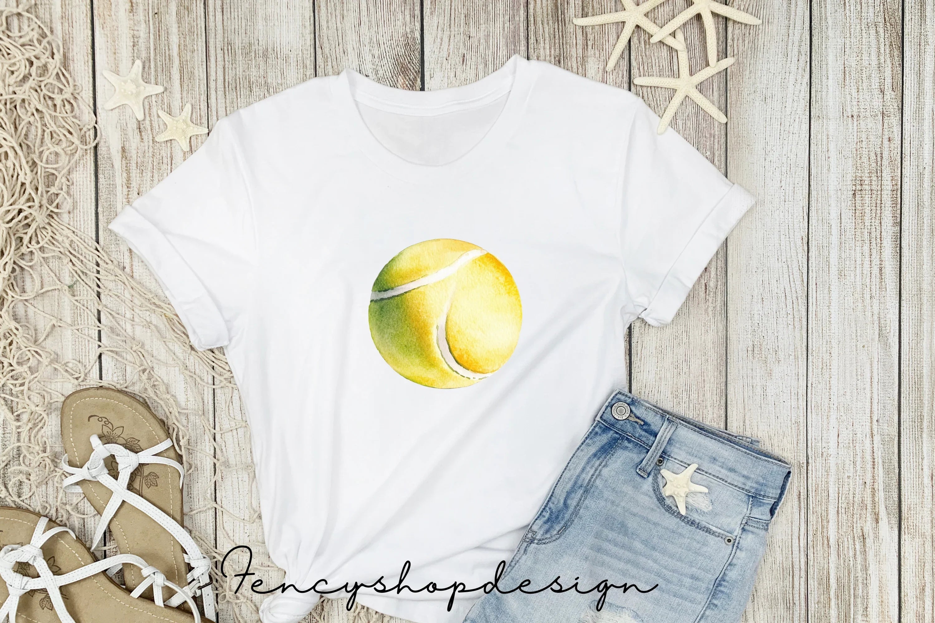 Tennis Ball Clipart Bundle