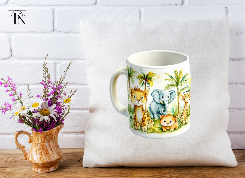 Cute Safari Animal Clipart Bundle