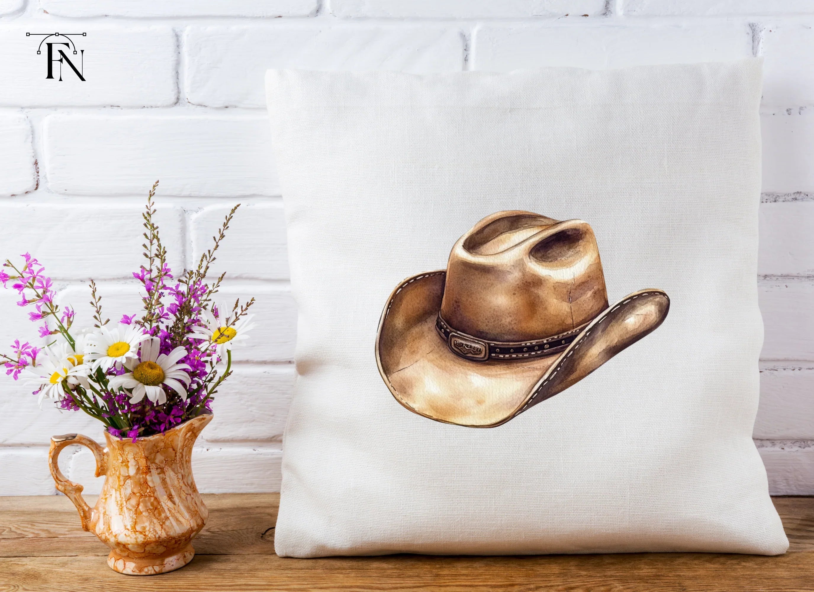 Rustic Cowboy Hats Clipart Bundle