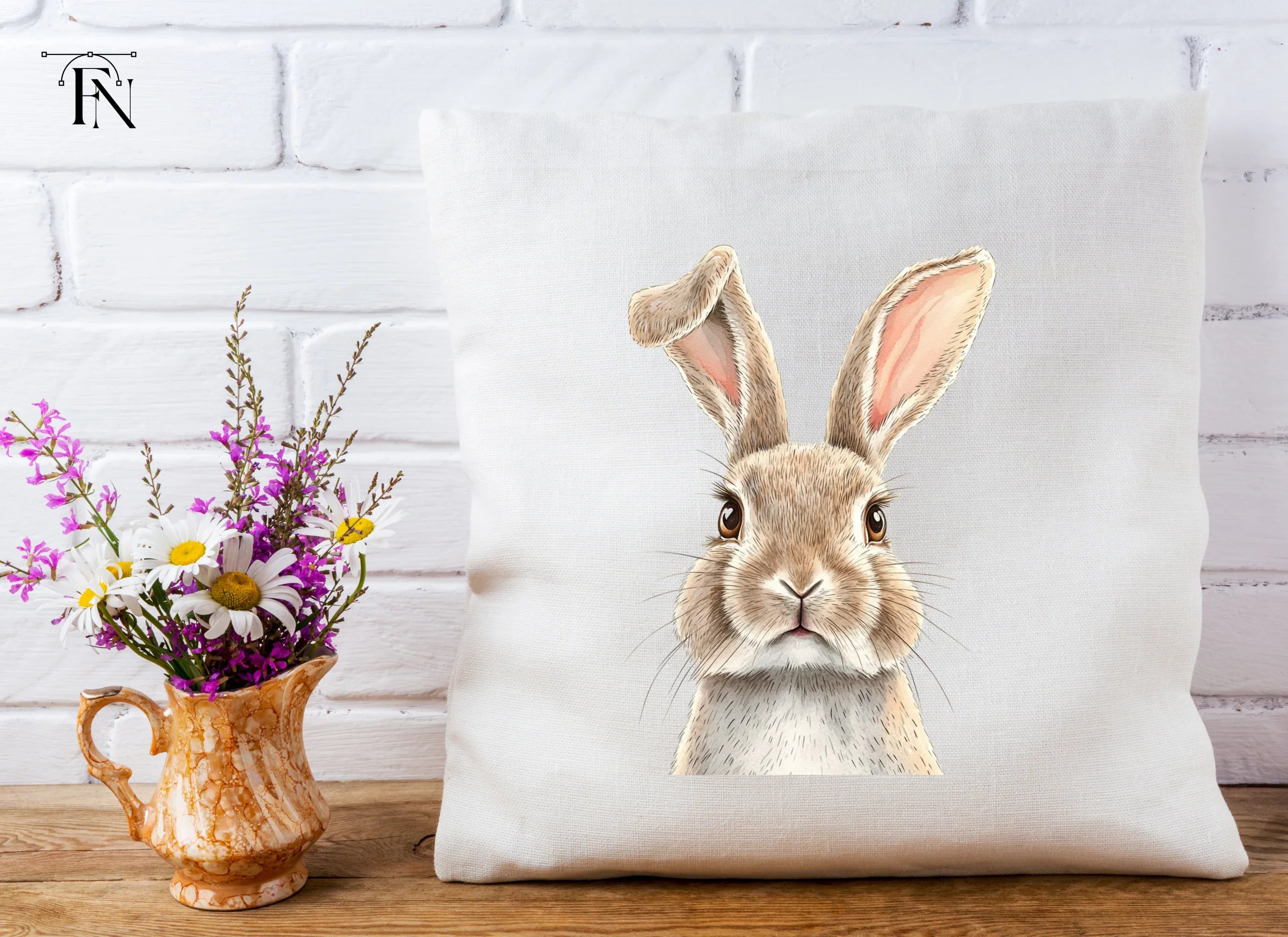 Adorable Bunny Rabbit Clipart Bundle