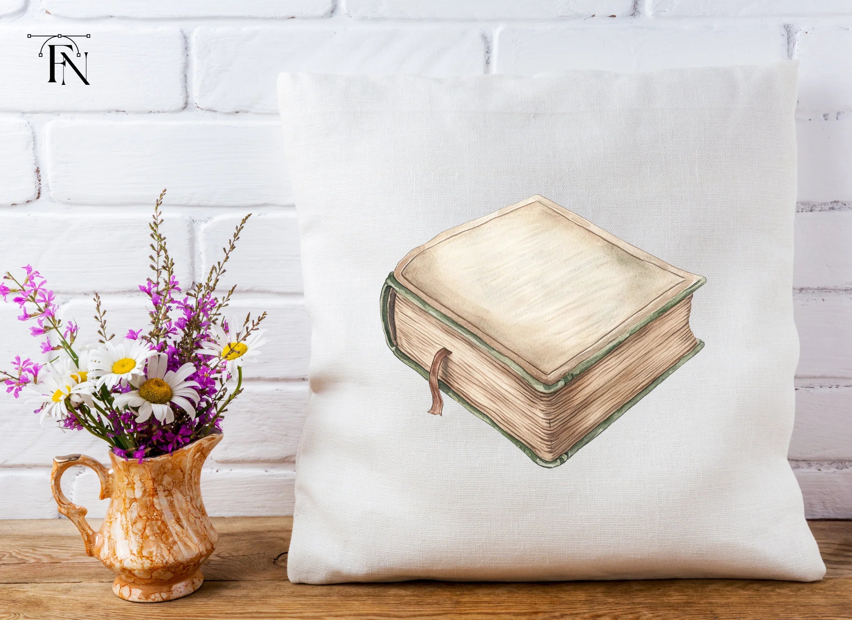 Single Vintage Book Clipart Bundle