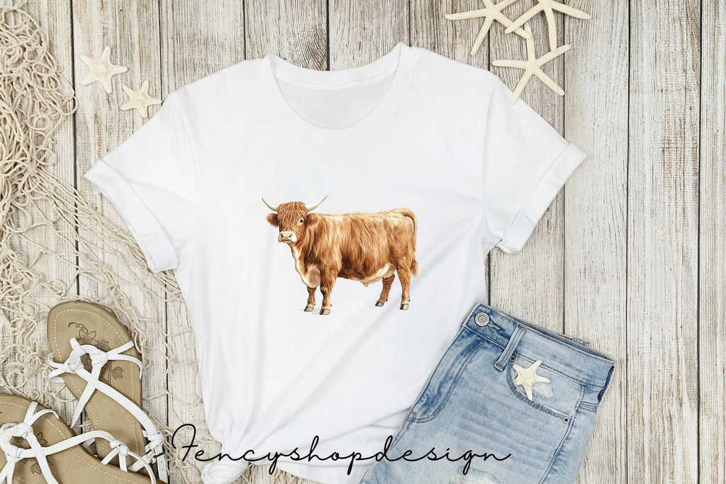 Highland Cow Clipart Bundle