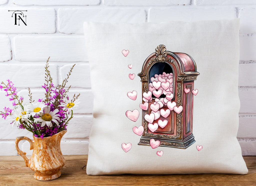 Vintage Heart Box Clipart Bundle