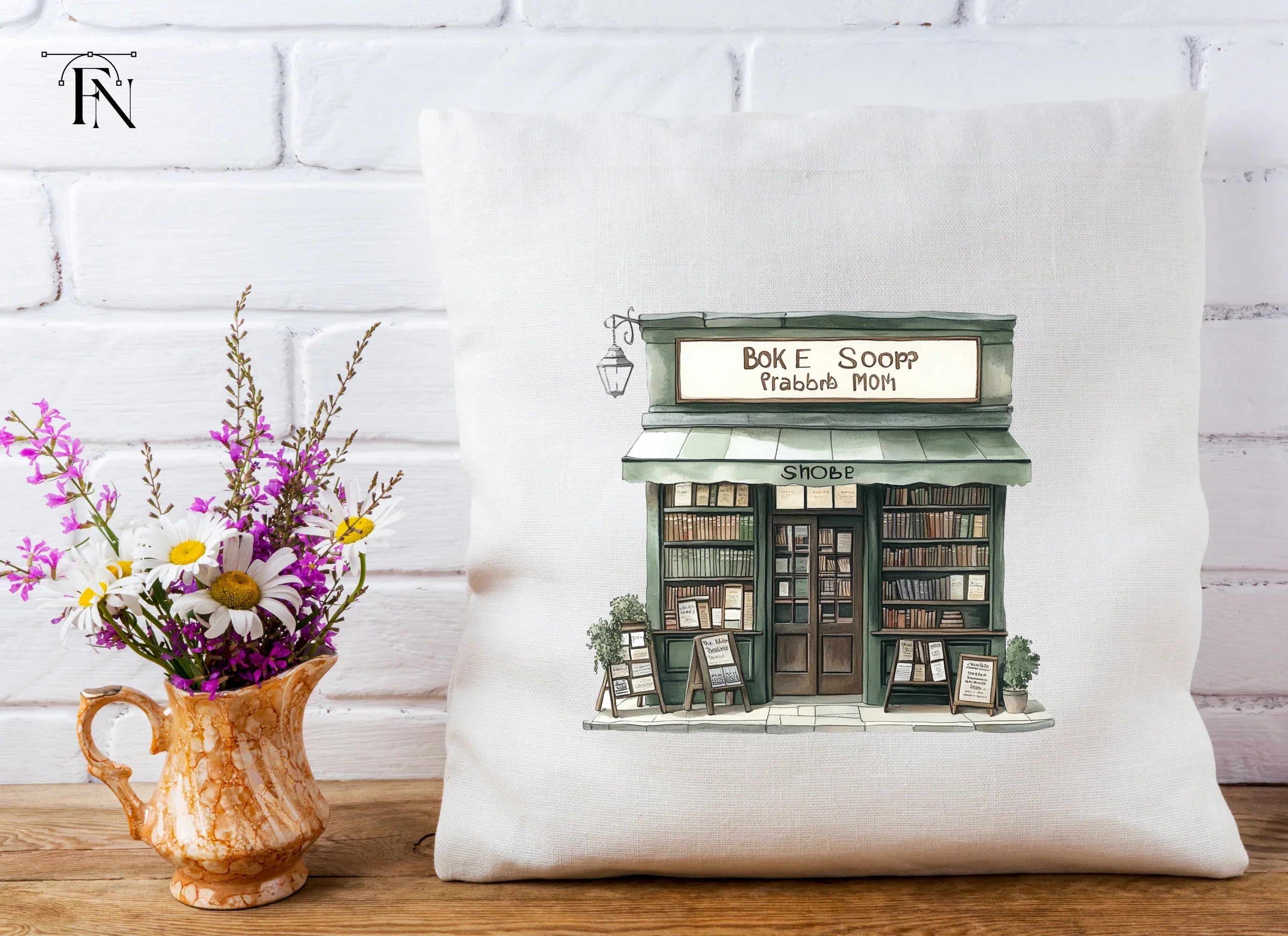 Charming Vintage Bookstore Clipart Bundle