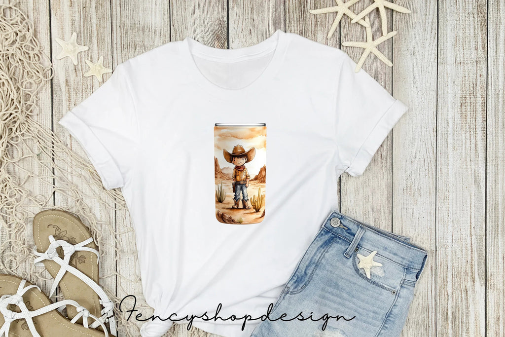 Western Cowboy Tumbler Designs Clipart Bundle