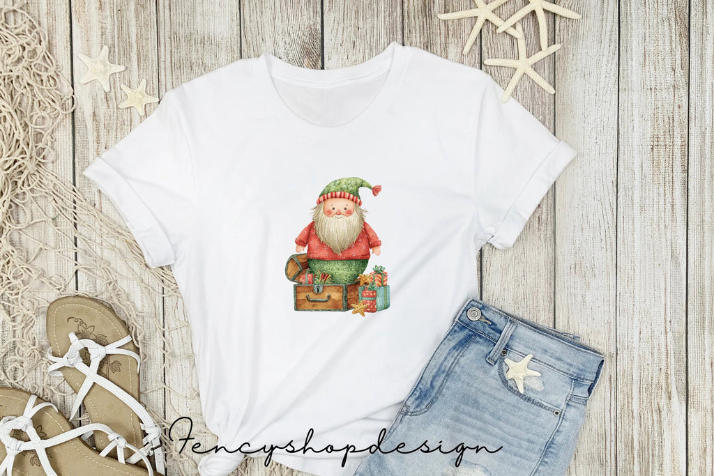Mermaid Christmas Tree Clipart Bundle