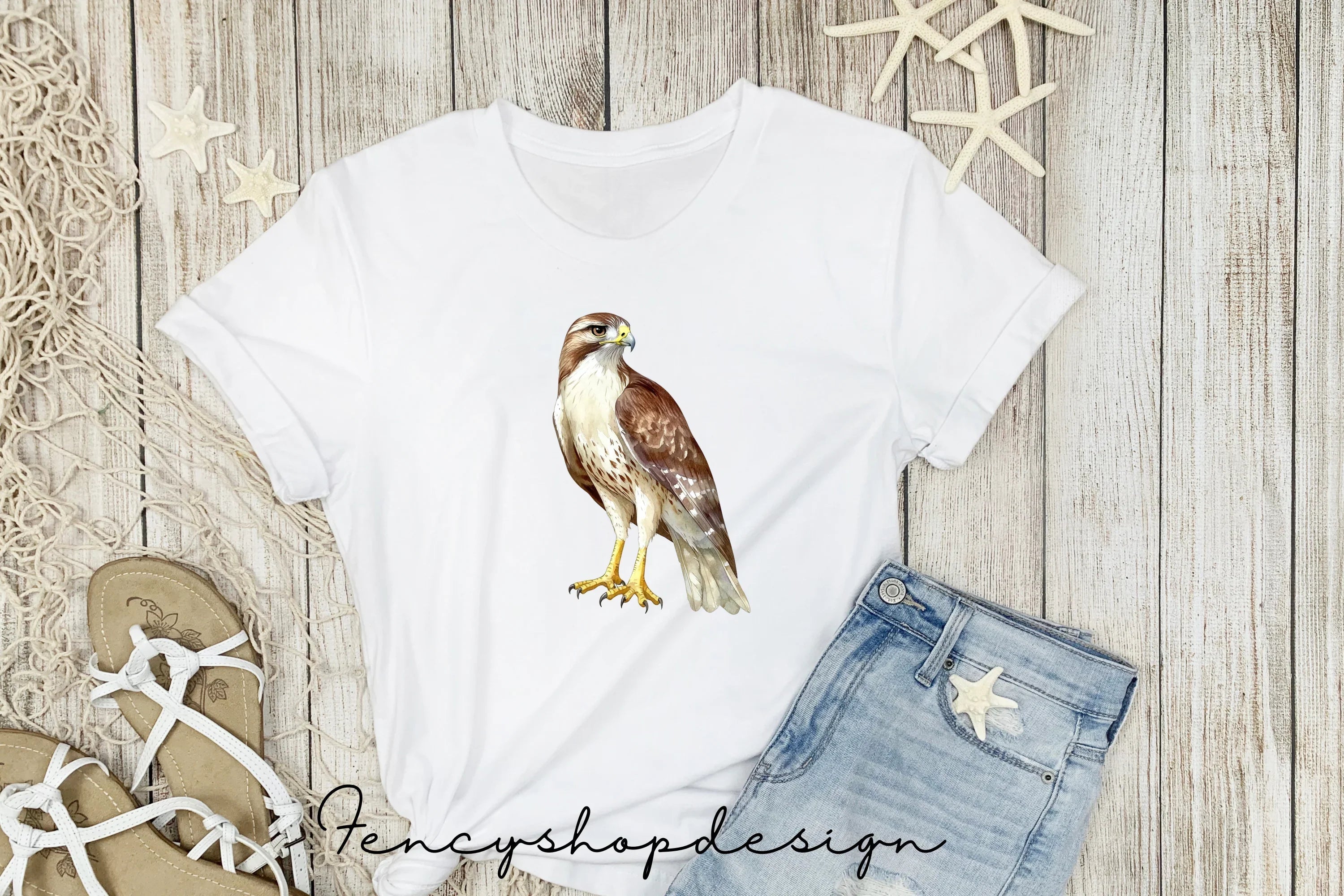 Majestic Hawk Bird Clipart Bundle