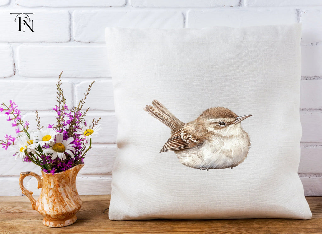 Cute Wren Bird Clipart Bundle
