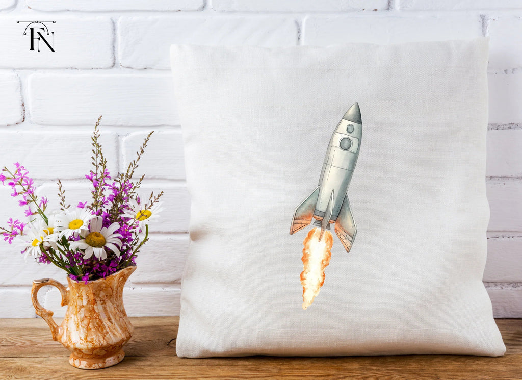 Rocket Launch Clipart Bundle