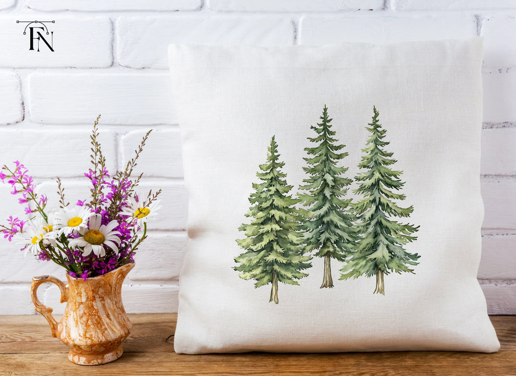 Pine Tree Forest Clipart Bundle