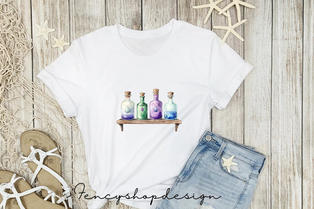 Potion Bottles Elixirs Clipart Bundle