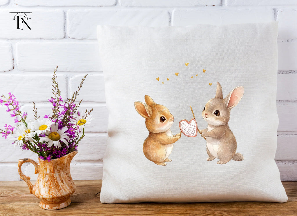 Adorable Bunny Love Clipart Bundle